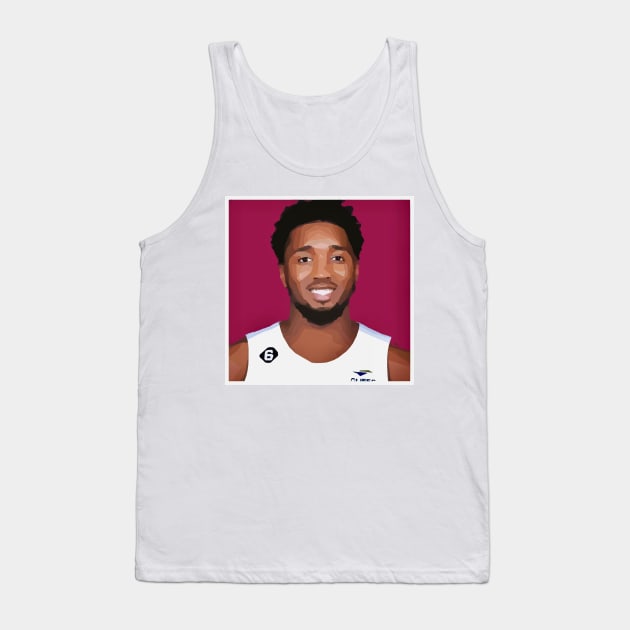 Donovan Mitchell Tank Top by Playful Creatives